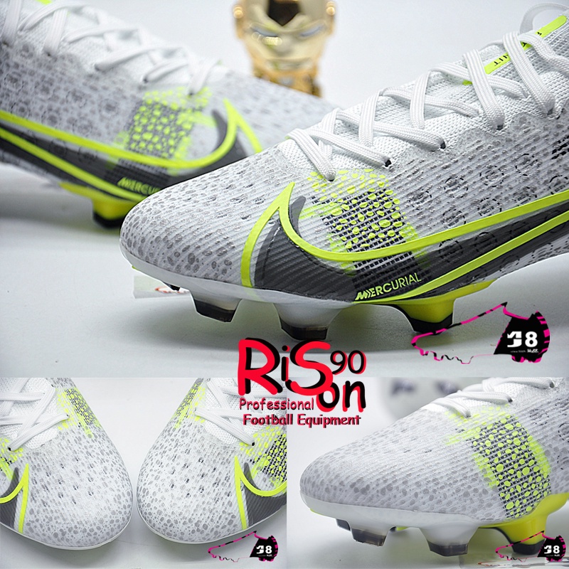 rison90-ของแท้-nike-mercurial-vapor-14-elite-fg-silver-safari-รองเท้าฟุตบอล-สําหรับผู้ชาย