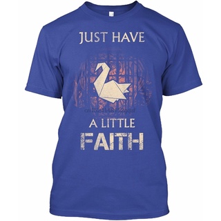 [S-5XL] เสื้อยืดแขนสั้น ผ้าฝ้าย 100% พิมพ์ลาย Just Have A Little Faith Prison แฟชั่นคลาสสิก สําหรับผู้ชาย