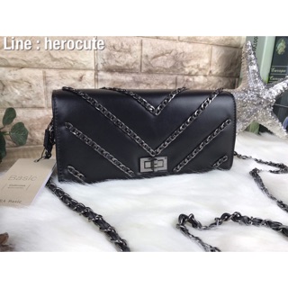 ZARA BASIC CHAIN BAG ส่งฟรีEMS