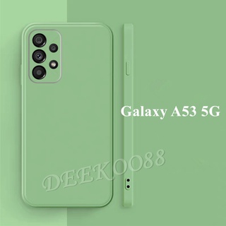 2022 New ใหม่ เคสโทรศัพท์มือถือ Samsung Galaxy A53 A33 A52S A52 A22 5G 4G Phone Casing Skin Feel Softcase Simple Color Silicone Back Cover เคส SamsungA53 GalaxyA53 Handphone Case