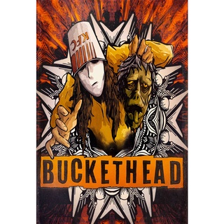 โปสเตอร์ Buckethead บัคเก็ตเฮด Music Poster แต่งคอนโด ตกแต่งห้อง รูปภาพติดห้อง รูปภาพ ตกแต่งผนัง ของขวัญ โปสเตอร์ติดผนัง