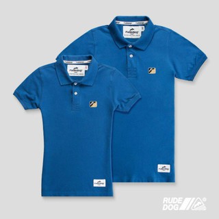 Rudedog เสื้อโปโล รุ่น Rectangular สีดิฟซี (ราคาต่อตัว)