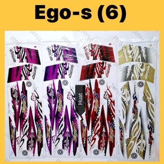 ชุดสติกเกอร์ติดตัวถัง (6) yamaha egos ego s STRIPE STIKER STRIKE BODY COVERSET STIKER STICKER STRIPE 6