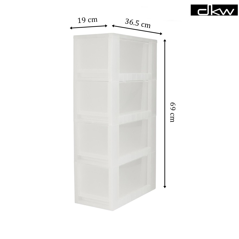 มีไลฟ์-dkw-hh-465-4-ตู้ลิ้นชักหน้าแคบ-4-ชั้น-มี-4-สี-ตู้เสื้อผ้า-ตู้รองเท้า-จำกัดสีละไม่เกิน-3-ตู้