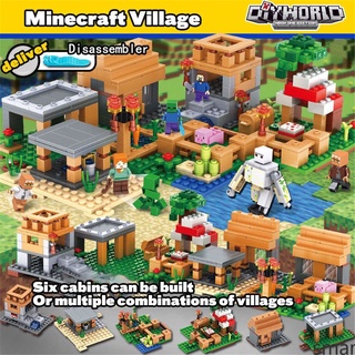 พร้อมส่ง ของเล่นตัวต่อเลโก้ Minecraft เพื่อการเรียนรู้ สําหรับเด็ก 480 ชิ้น lego