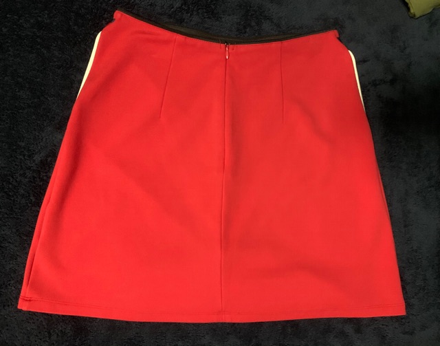 jaspal-red-white-and-collegiate-navy-short-skirt-size-s-ยัสปาล-กระโปรงทรงเอสีแดง