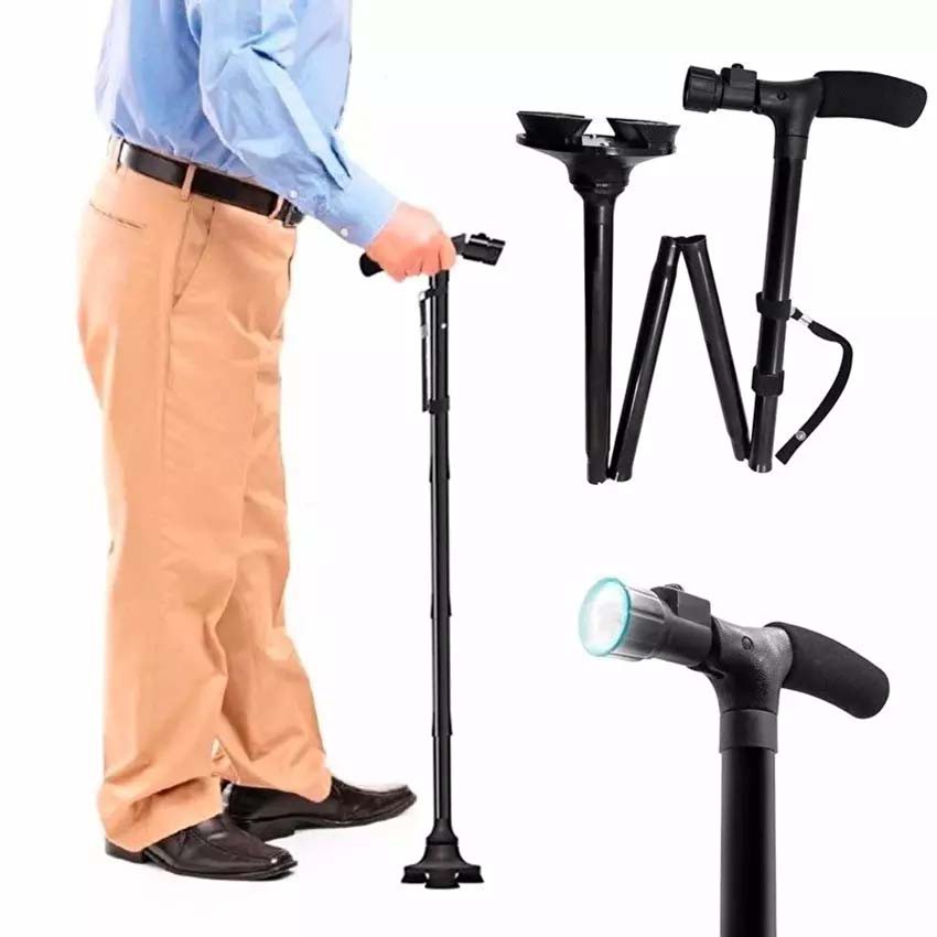 Ultimate Magic Cane ไม้เท้าช่วยเดิน ไม้เท้าช่วยพยุง พร้อมไฟ LED ส่อง ...