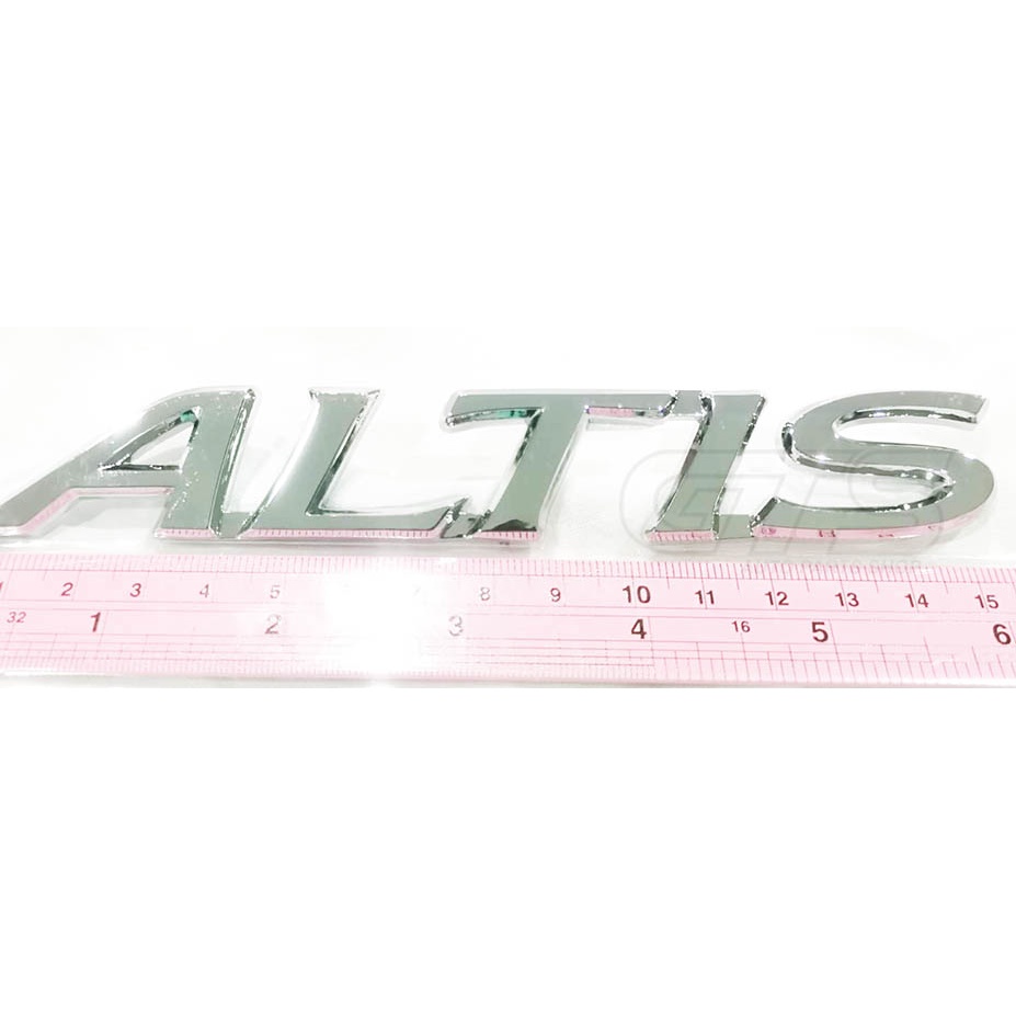 โลโก้-altis-logo-altis-ชุปโครเมี่ยม-ใส่-altis-แอลติส-ชุปโครเมี่ยม-1ชิ้น-toyota-altis-2008-2017-4-door-มีปลายทาง