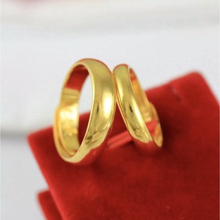 ของขวัญวันเกิดแฟน แหวน Dior งานHi:ens1:1 แหวนเกลี้ยง 1-3สลึง(R-06) แหวนเศษทองเยาวราช แหวนหุ้มทองคำแท้ งานไมครอน กว้าง3มิ