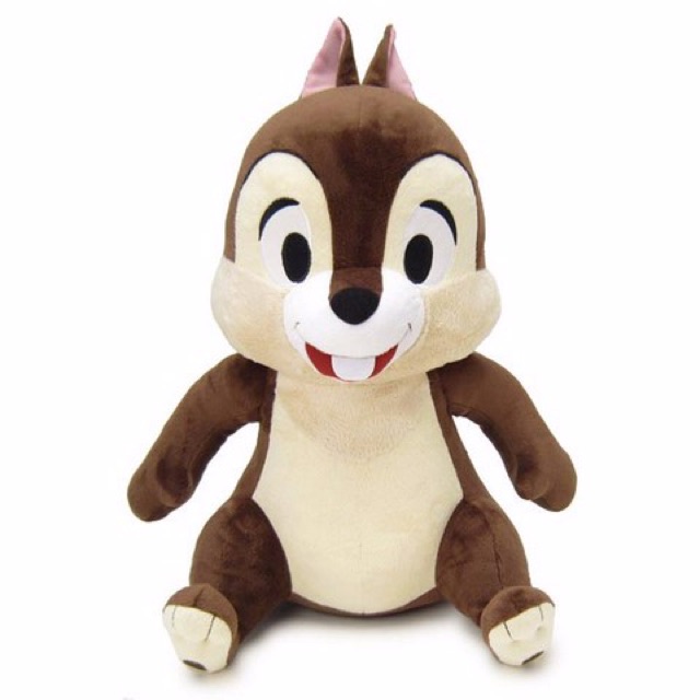 แท้-100-จากญี่ปุ่น-ขนาด-45-เซ็น-ตุ๊กตา-ชิพแอนด์เดล-disney-basic-chip-plush-doll