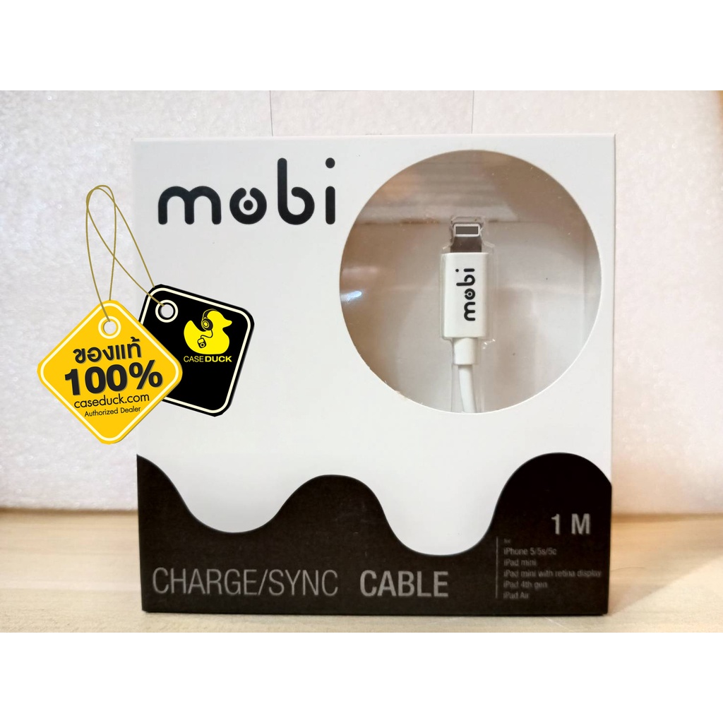 สายชาร์จ-mobi-charge-sync-cable-1m-สำหรับไอโฟน-ไอแพด