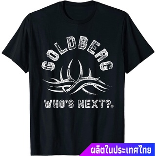 [S-5XL]มวยปล้ำอาชีพ มวย มวยปล้ำลีก อเมริกา WWE Goldberg Whos Next Fight Type T-Shirt คอกลม แฟชั่น  ผ้าฝ้ายแท้ เสื้อยืด