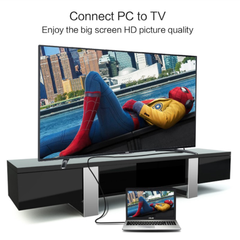 ภาพสินค้าสายHD TO HD ต่อกับทีวี สาย TV HD ยาว 1 เมตร/1.5 เมตร/3 เมตร HD TO HD Cable 4K V2.0 สายถักรุ่น FULL HD 1080P จากร้าน luckystar_mall บน Shopee ภาพที่ 6