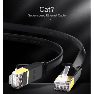 ภาพหน้าปกสินค้าUgreen (NW106,Flat Cable) Ethernet Cable RJ45 Cat7 Lan Cable UTP RJ 45 Network Cable ที่เกี่ยวข้อง