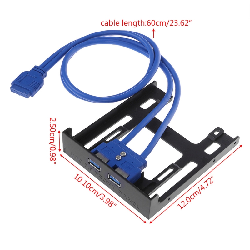 อะแดปเตอร์-20-pin-3-5-inch-floppy-bay-front-panel-2-ports-usb-3-0