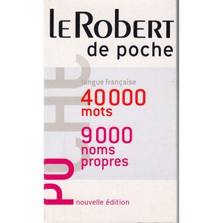 DKTODAY หนังสือ LE ROBERT DE POCHE (2006) ภาษาฝรั่งเศส **สภาพปานกลาง ลดราคาพิเศษ**