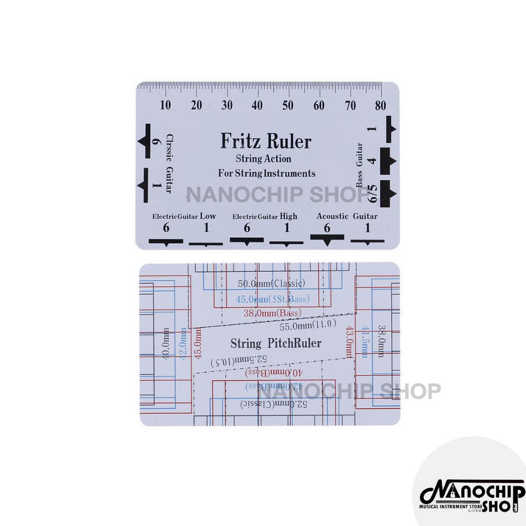 ชุดเซตFritz Ruler+ไม้บรรทัดตัวT Guitar Understring Radius Gage สําหรับ ...