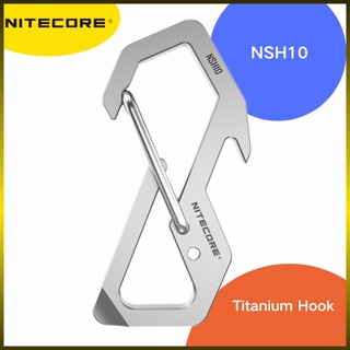 Nitecore NSH10 บักเกิลตะขอแขวน ไทเทเนียม 45 องศา ยืดหยุ่น อเนกประสงค์