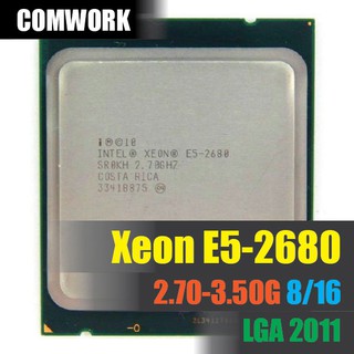 ซีพียู Intel XEON E5 2680 LGA 2011 CPU PROCESSOR X79 C602 WORKSTATION SERVER DELL HP COMWORK