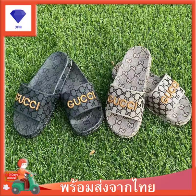 ภาพหน้าปกสินค้าส่งไวจากไทย รองเท้าแตะส้นแบนผู้หญิง รองเท้า​แตะ รองเท้าแตะแบบสวม รองเท้าแตะถูกๆ รองเท้าแตะแฟชั่นผู้หญิง