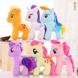 ขายดี ของเล่นตุ๊กตา My Little Pony สายรุ้ง แบบนิ่ม ขนาด 25 ซม. สําหรับเด็ก