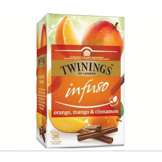 [แยกซอง/ยกกล่อง] Twinings Infuso Orange Mango Cinnamon ไม่มีคาเฟอีน