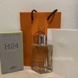(แบ่งขาย) Hermes h24 edt ของแท้จาก shop ไทย ! น้ำหอมพี่แทยอน Taeyeon หอมสะอาด สดชื่น เท่ๆ