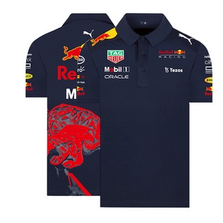 เสื้อโปโล ฟอร์มูลาวัน Polo Formula One เสื้อทีม F1 Red Bull Racing #FM0054 รุ่น Sergio Perez ไซส์ S-3XL