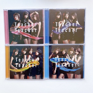 Akb48 CD + DVD single Teacher Teacher 👩‍🏫 Regular Edition Type A - D  แผ่นแกะแล้ว ไม่มีโอบิ