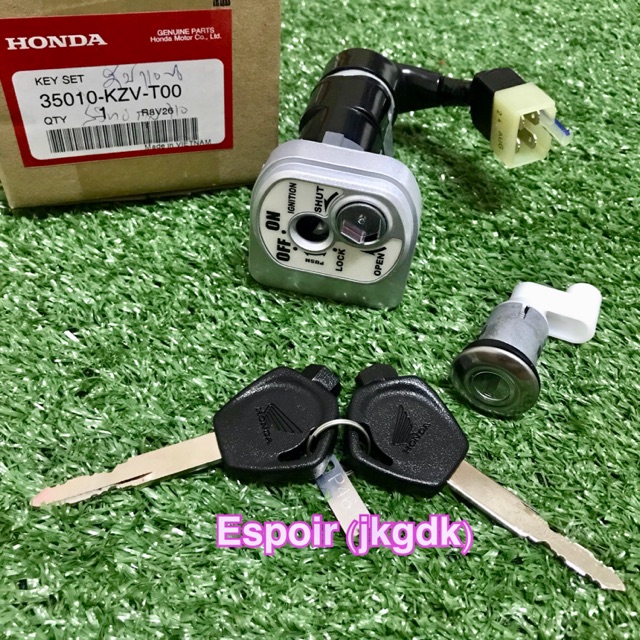 สวิทช์กุญแจชุดใหญ่-dream-110i-super-cub-2013-2014-2017-แท้ศูนย์-honda-รหัสสินค้า-35010-kzv-t00