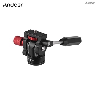 Andoer ขาตั้งกล้องวิดีโอ ขนาดเล็ก พร้อมสกรู 1/4 นิ้ว สําหรับถ่ายภาพ วิดีโอ โหลด 3 กก.