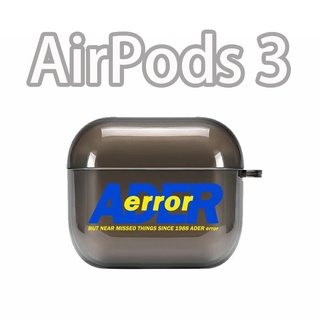 ฝาครอบหูฟัง compatible AirPods โปร่งแสง ADER•ข้อผิดพลาดสำหรับ compatible AirPods (3rd) กรณี 2021 ใหม่ compatible AirPods3 หูฟังเคสป้องกัน compatible AirPodsPro กรณี compatible AirPods2gen กรณี