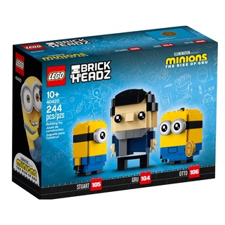 Lego 40420 : BrickHeadz Minions The Rise Of Gru ของใหม่ ของแท้ พร้อมส่ง