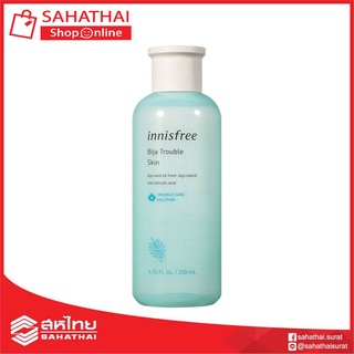 (แท้1100%) Innisfree Bija Trouble Skin โทนเนอร์บิจา 200ml