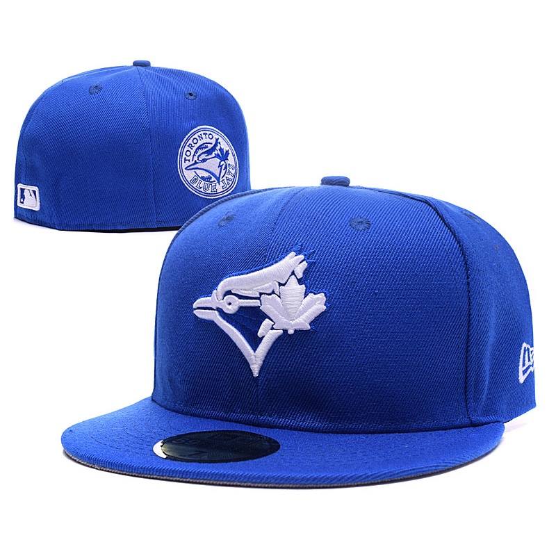 ใหม่-หมวกแก๊ปแฟชั่น-ปักลาย-mlb-toronto-blue-jays-fitted-hat-59fifty-สําหรับผู้ชาย-ผู้หญิง-h1-2022