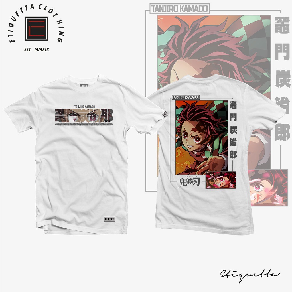 anime-shirt-etqt-demon-slayer-tanjiro-v2-เสื้อคู่-ผ้านำเข้า-พร้อม
