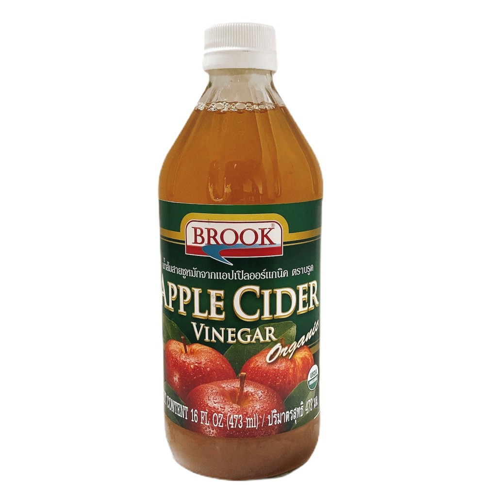 บรูค-น้ำส้มสายชูหมักจากแอปเปิ้ล-ออแกนิค-473-มล-brook-apple-cider-vinegar-organic-473-ml