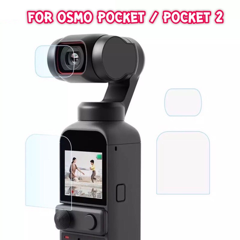 รูปภาพสินค้าแรกของฟิล์มกระจกกันรอย OSMO Pocket 2 / OSMO Pocket Protective Film Cover
