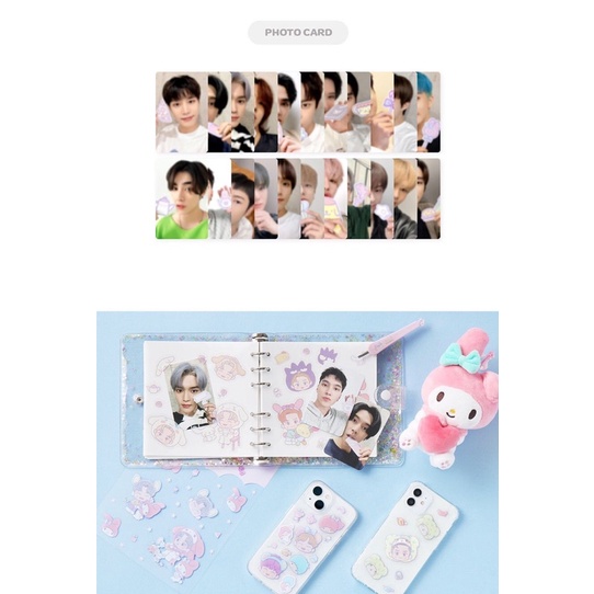 พร้อมส่ง-nct-x-sanrio-clear-sticker-แจฮยอน-จีซอง