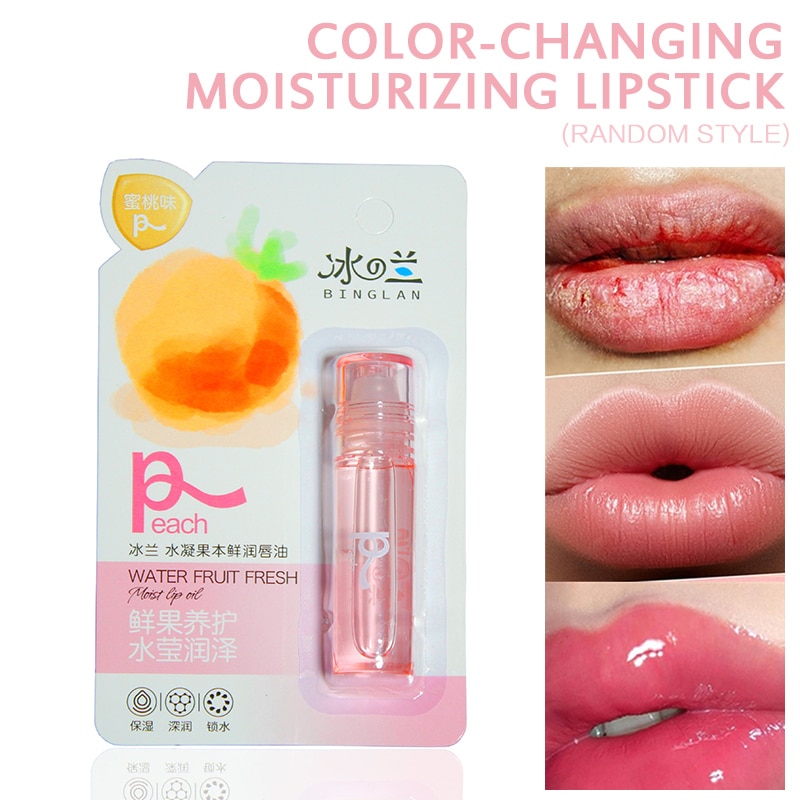 lip-oil-chilled-fresh-fruit-ลิปสติกแต่งหน้าสําหรับสตรีให้ความชุ่มชื้น