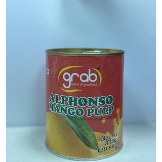 Grab Alphonso Mango Pulp เนื้อมะม่วงอัลฟอนโซ 850g