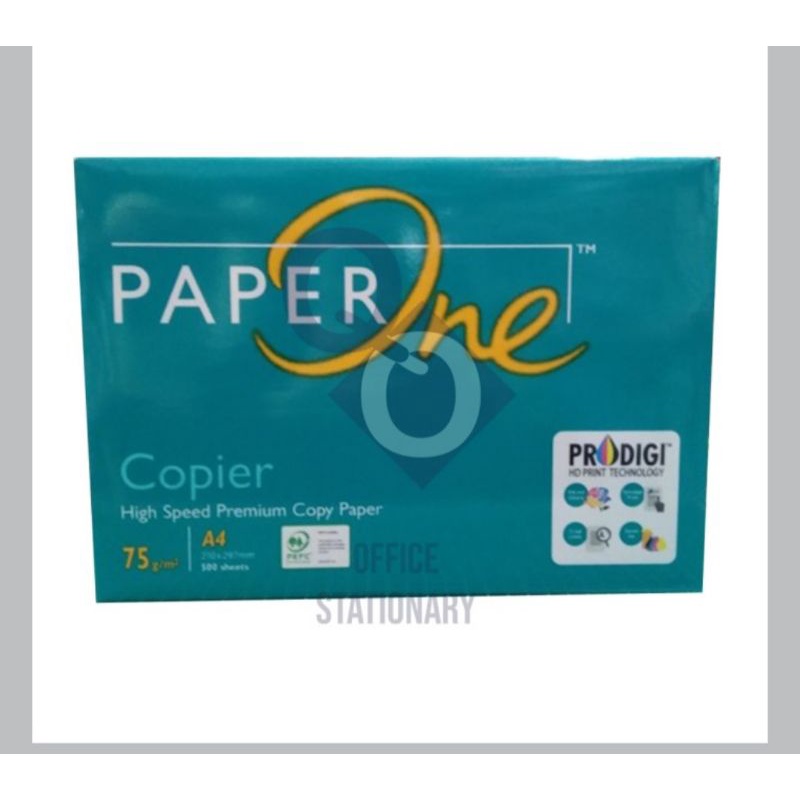 A4 กระดาษ 75 กรัม HVS PAPER ONE 75grm 75 grm 70 gr A4 Paperone 1 Ream ...