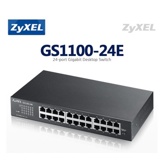 ภาพหน้าปกสินค้าZyXEL (GS1100-24E) 24 Port (11\") Gigabit Switching Hub ที่เกี่ยวข้อง