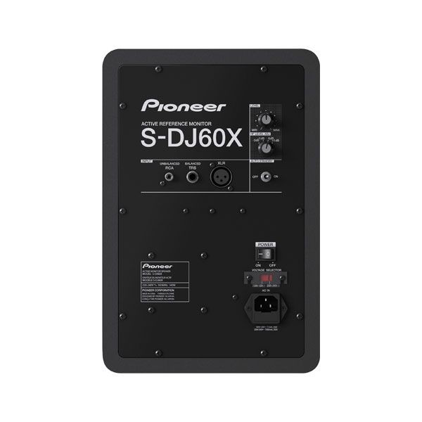 pioneer-s-dj60x-ตู้ลำโพงมอนิเตอร์สตูดิโอพร้อมขยายเสียง-125-วัตต์-6-นิ้ว