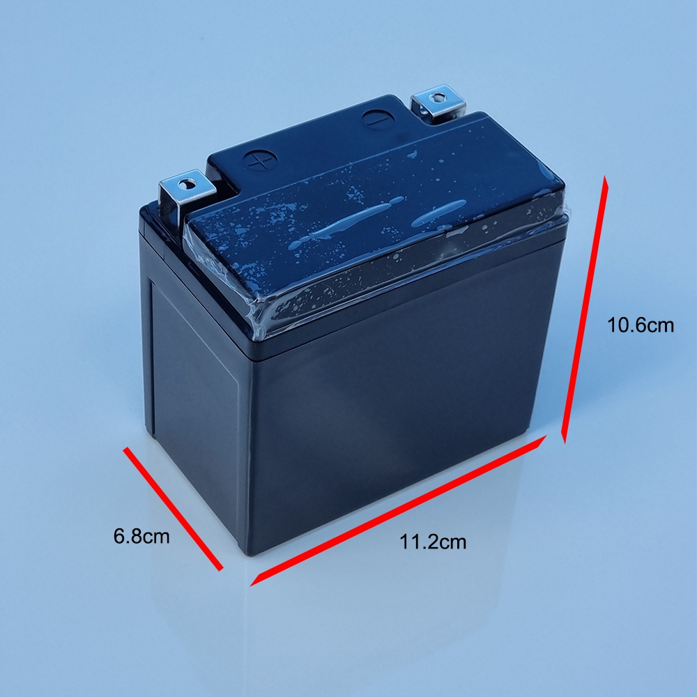 แบตเตอรี่-มอเตอร์ไซค์-lifepo4-แบตลิเธียมฟอสเฟต-12v-6-5a-สำหรับ-รถมอเตอร์ไซค์-100-400ซีซี-น้ำหนักเบา-อายุใช้งานยาวนานกว่า