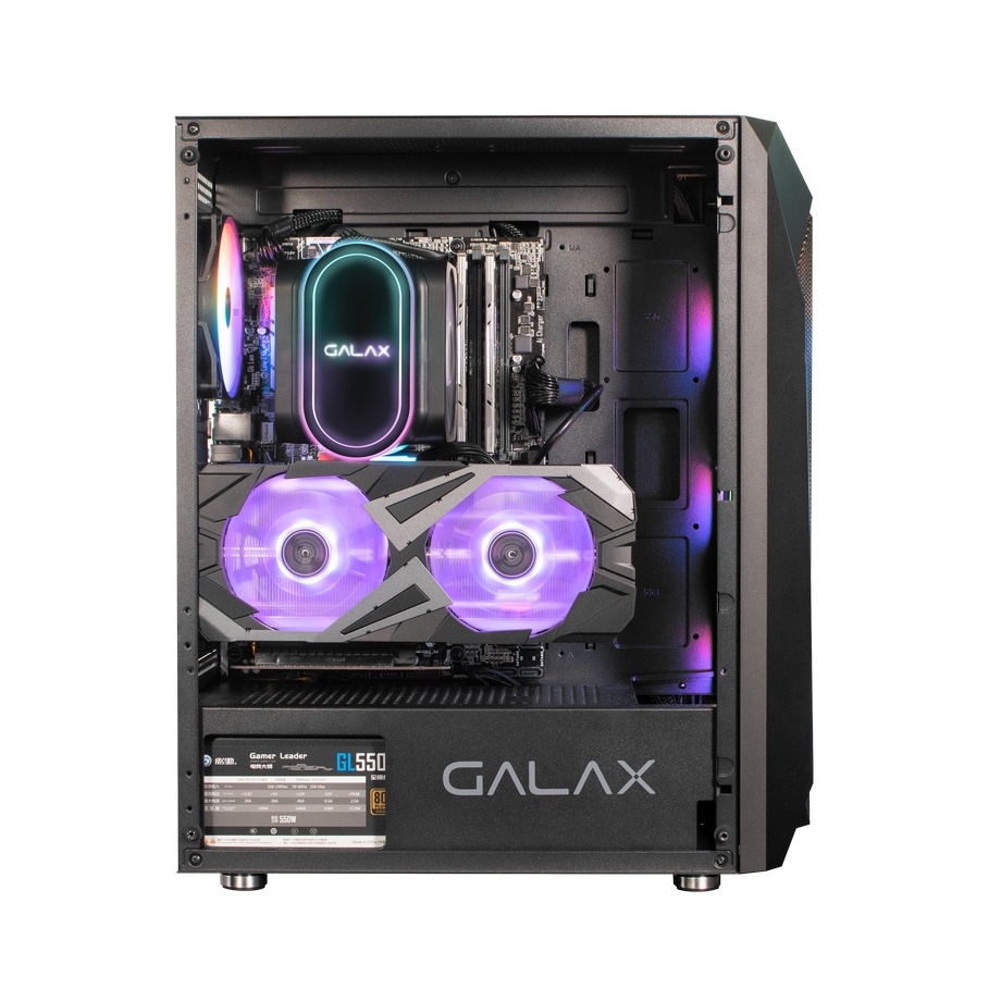 ภาพสินค้าCASE (เคสเกมมิ่ง) GALAX Revolution-05 Mid-Tower ATX ,Tempered Glass, RGB (Fixed Rainbow) จากร้าน hardware_corner บน Shopee ภาพที่ 5