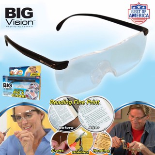 Big Vision Eyewear แว่นตาขยายไร้มือจับ แว่นขยายชนิดสวมใส่