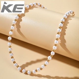 Korean freshwater pearl necklace female creative Korean version simple temperament elegant pea