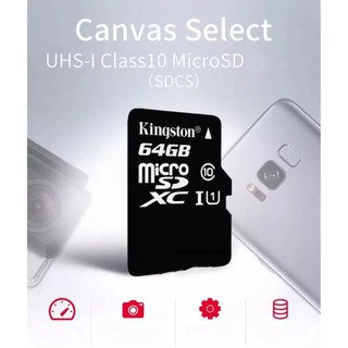 ภาพขนาดย่อของภาพหน้าปกสินค้าของแท้ประกันศุนย์KINGSTON MICRO SD CARD 64GB Class 10 จากร้าน mwmshop บน Shopee ภาพที่ 4