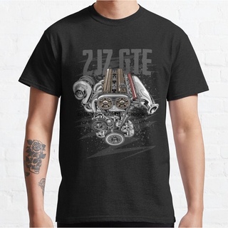 เสื้อยืด ผ้าฝ้าย พิมพ์ลาย  Toyota 2jz gte Engine Wo สําหรับผู้ชาย O65YT670437สามารถปรับแต่งได้